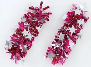 キラキラパッチンリストバンド 2個組 桃/銀